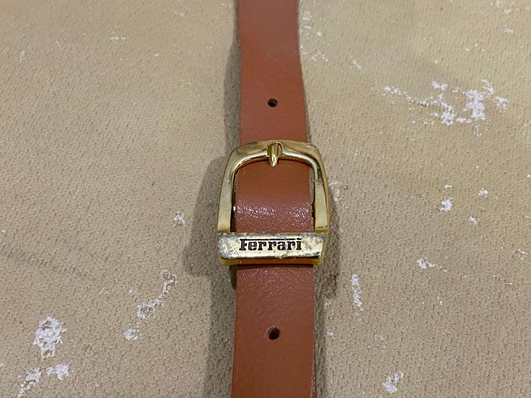 <p>FERRARI, &nbsp;“456”, 1980's stitched leather suitcase,</p>