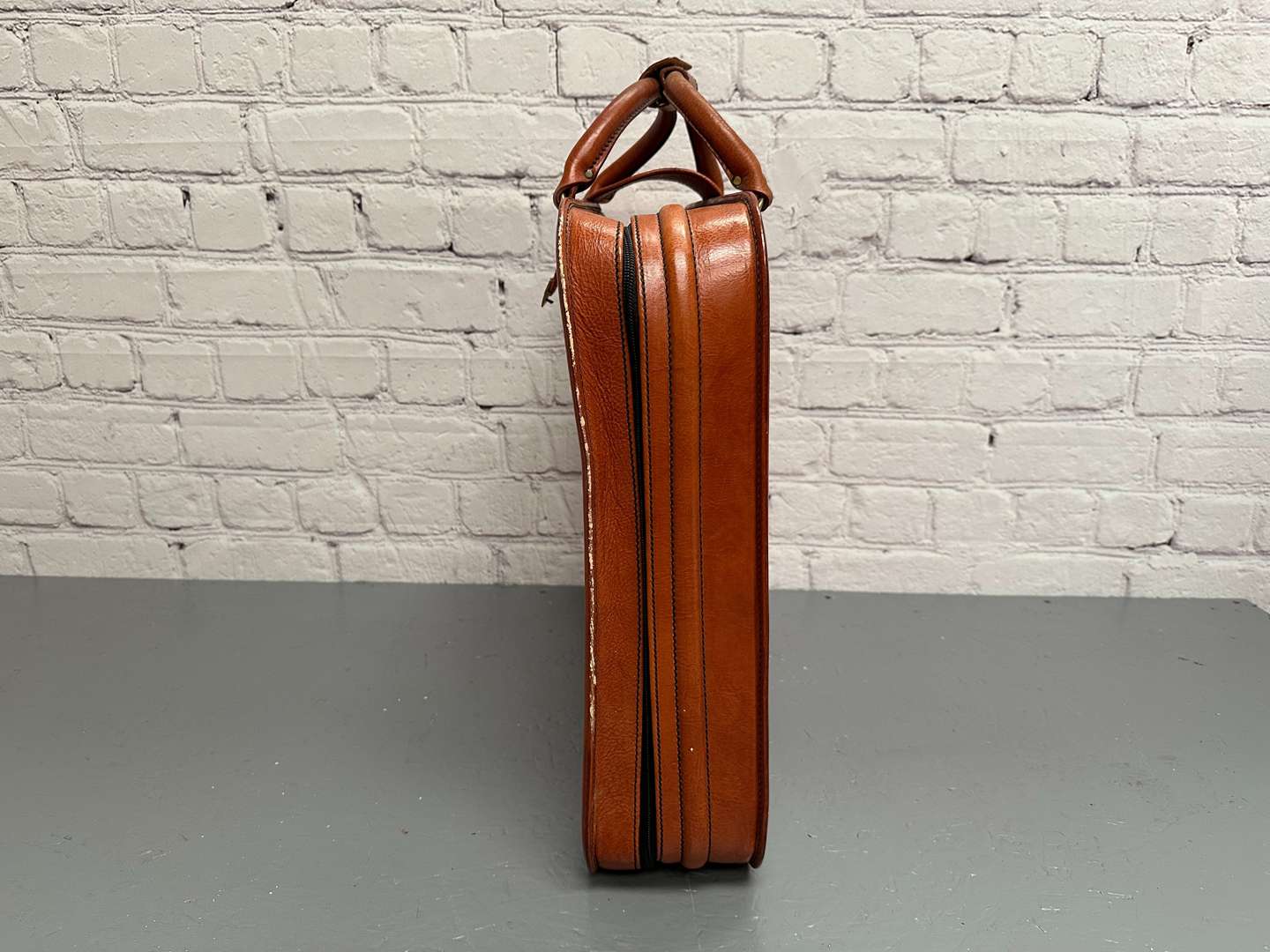 <p>FERRARI, “Testarossa” 1980's stitched leather suitcase,</p>