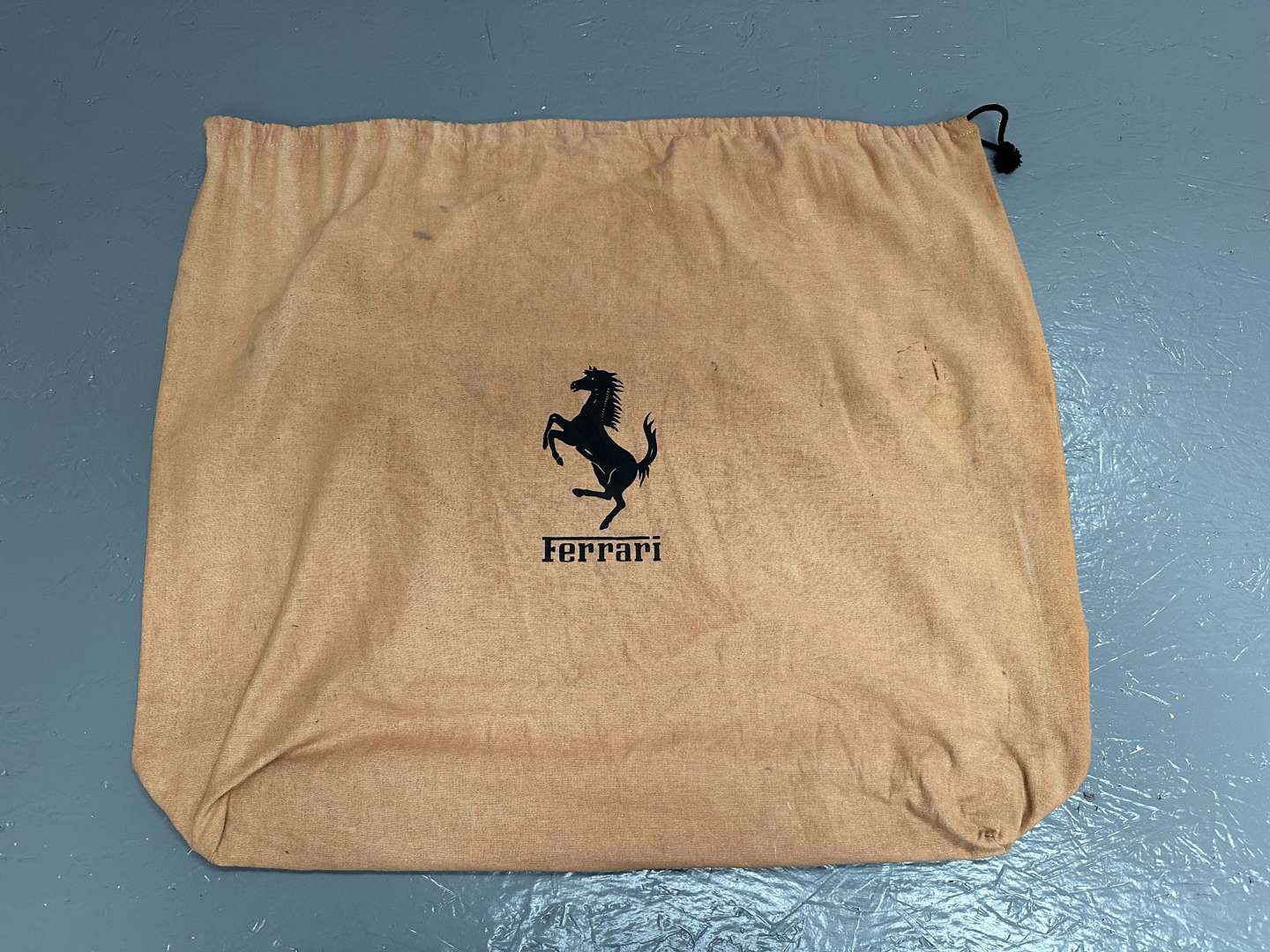 <p>FERRARI, “Testarossa” 1980's stitched leather suitcase,</p>