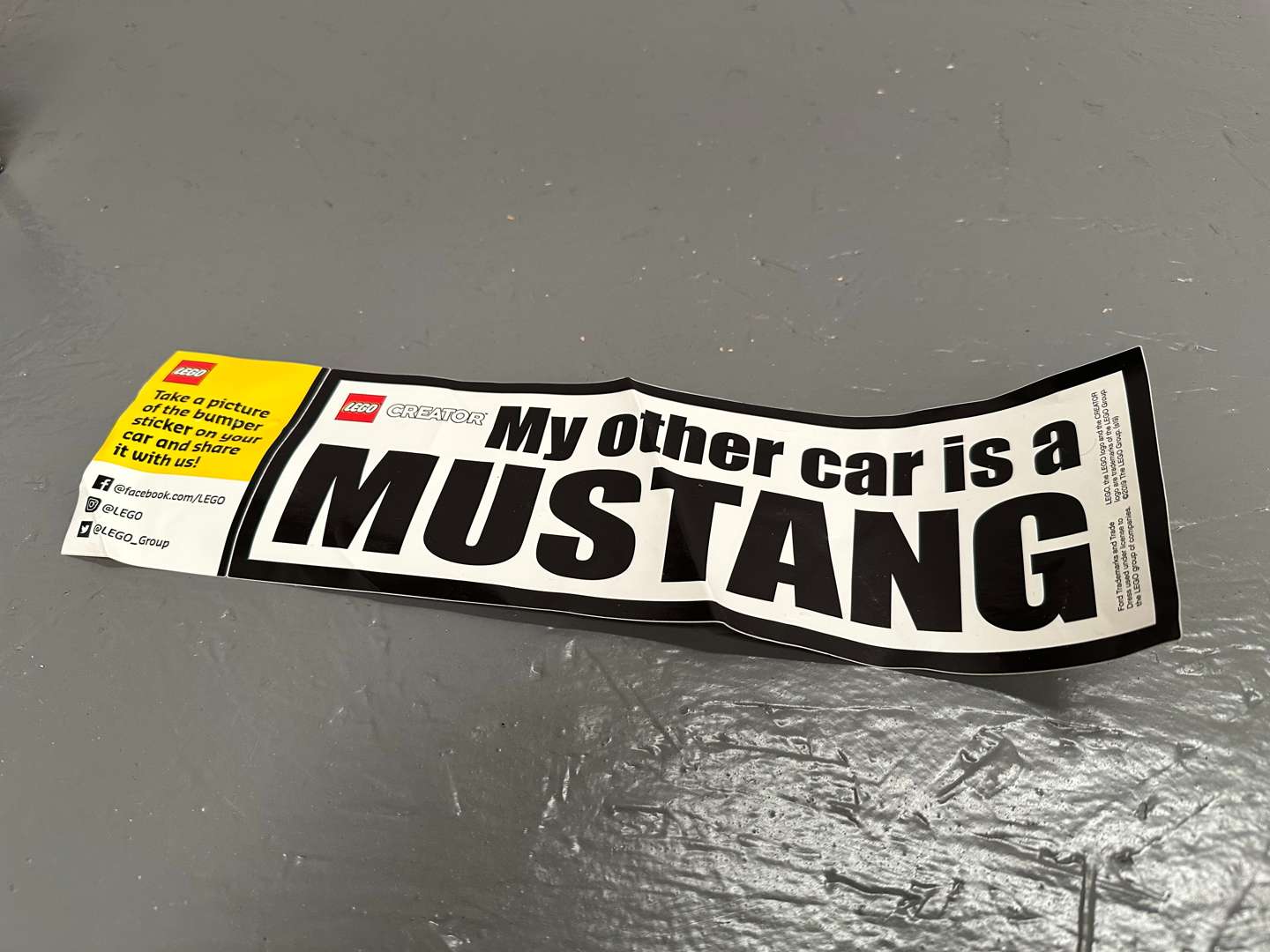 <p>LEGO, CREATOR, Expert Ford Mustang 10265</p>