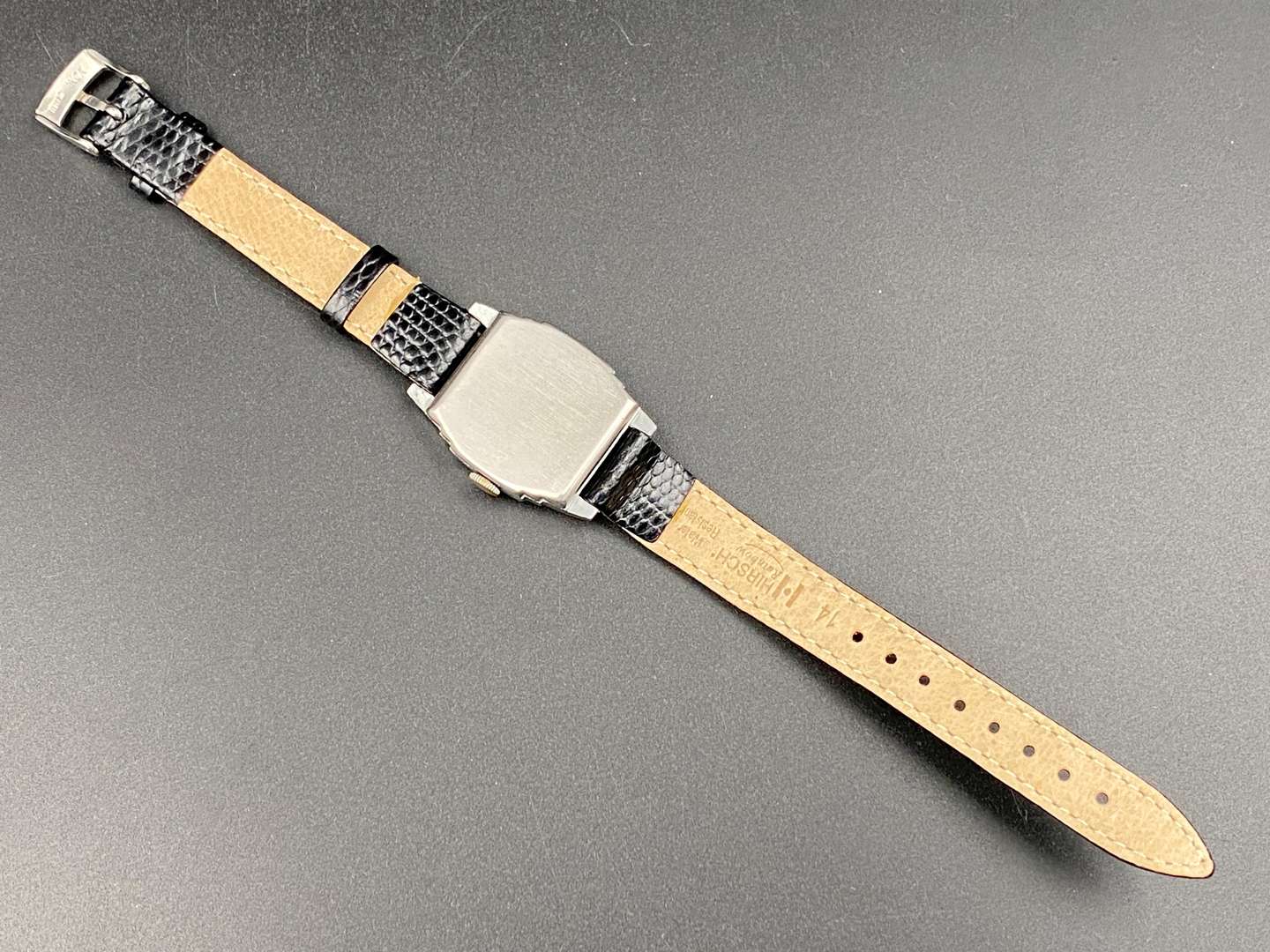 <p>UNICORN, 1940's stainless steel wristwatch,&nbsp;</p>