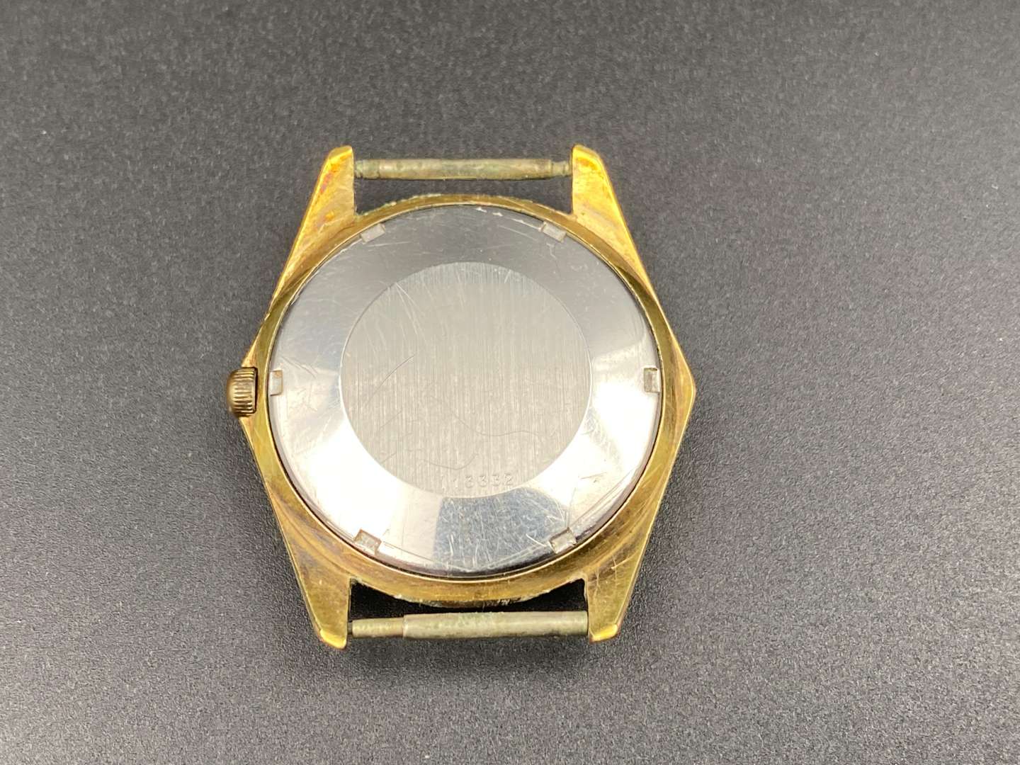 <p>EVERITE KING, 21-jewel gold plated, automatic calendar wristwatch,&nbsp;</p>