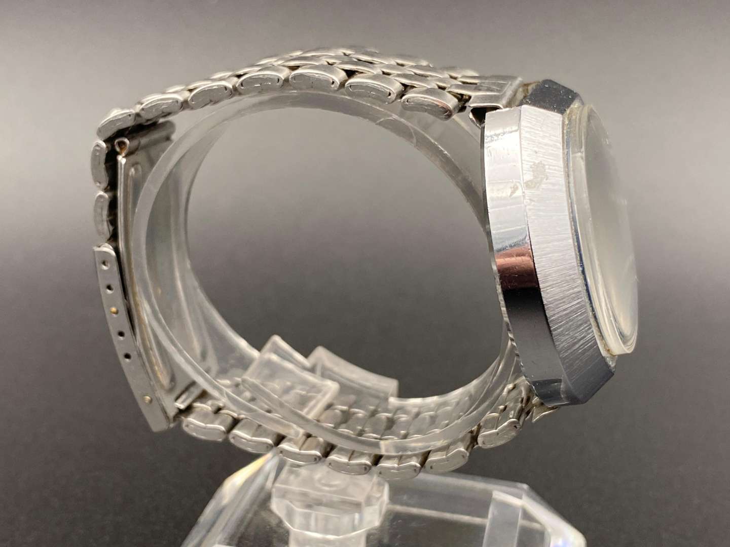 <p>SORNA, stainless steel alarm wristwatch, 1290,</p>