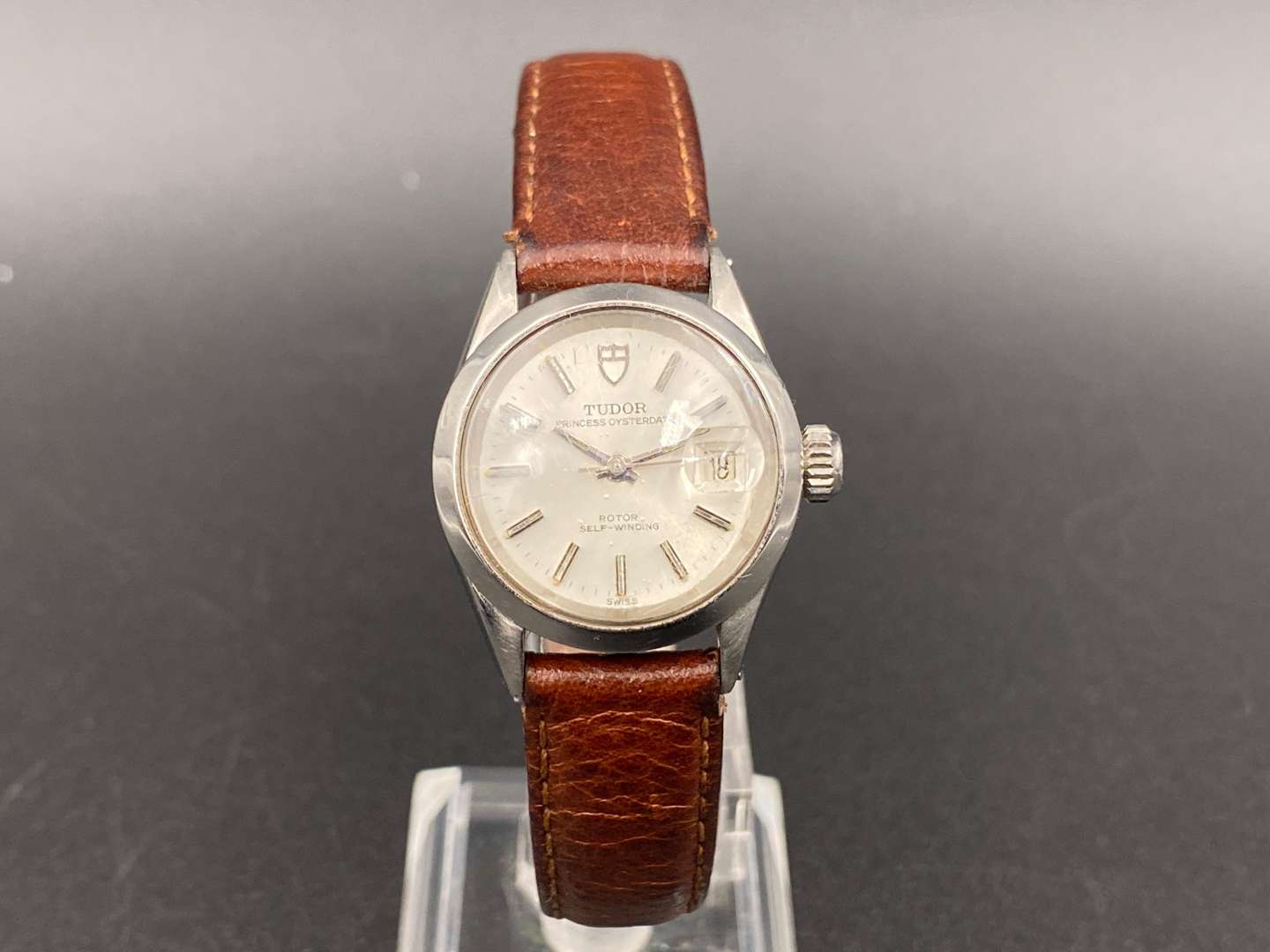 <p>TUDOR, Princess Oysterdate, stainless steel, centre seconds, calendar wristwatch 7600/0, 757462,</p>