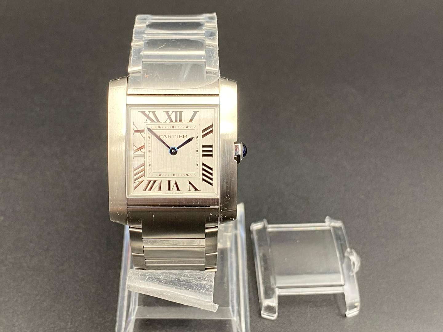<p>CARTIER, Tank Francaise, stainless steel, quartz wristwatch, WSTA0074, 4476350692EY,</p>