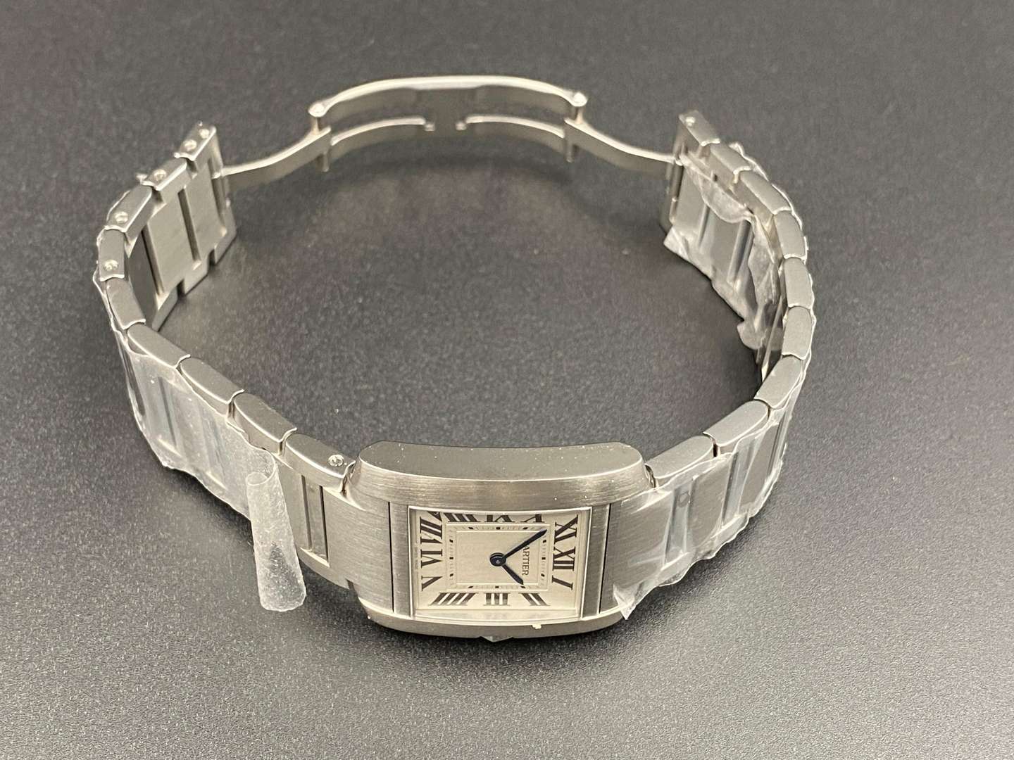 <p>CARTIER, Tank Francaise, stainless steel, quartz wristwatch, WSTA0074, 4476350692EY,</p>
