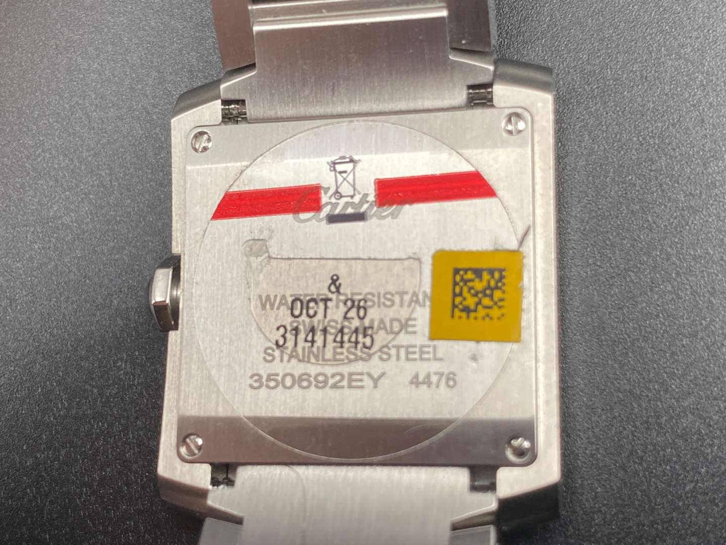 <p>CARTIER, Tank Francaise, stainless steel, quartz wristwatch, WSTA0074, 4476350692EY,</p>