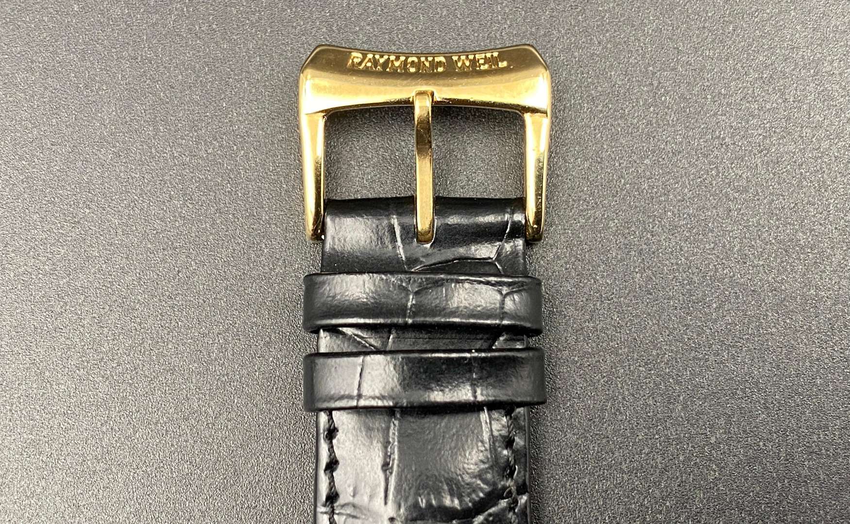 <p>RAYMOND WEIL, &nbsp;gold plated, quartz, calendar wristwatch, 9155, B205881</p>