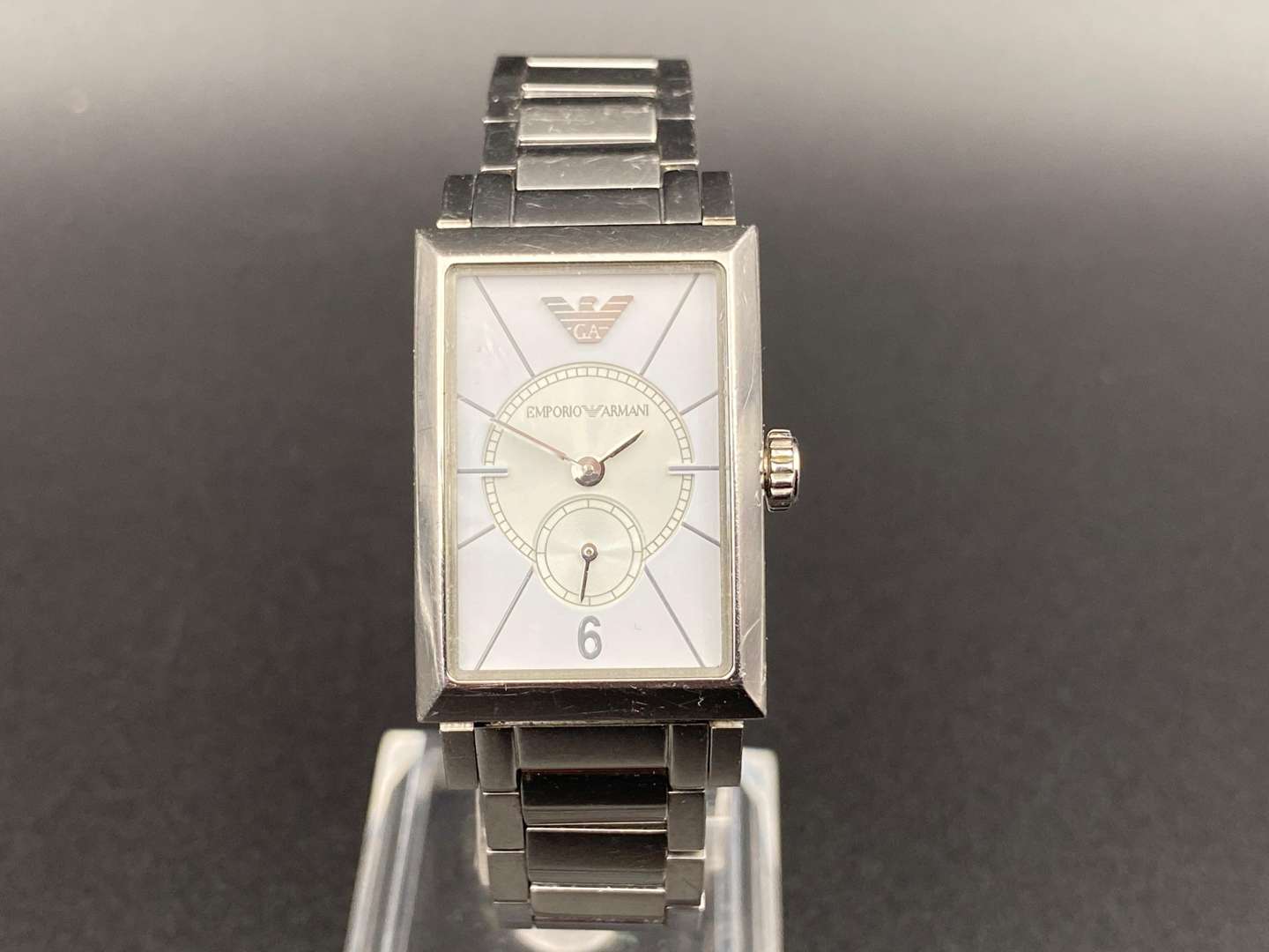 <p>EMPORIO ARMANI, stainless steel quartz dress watch,</p>