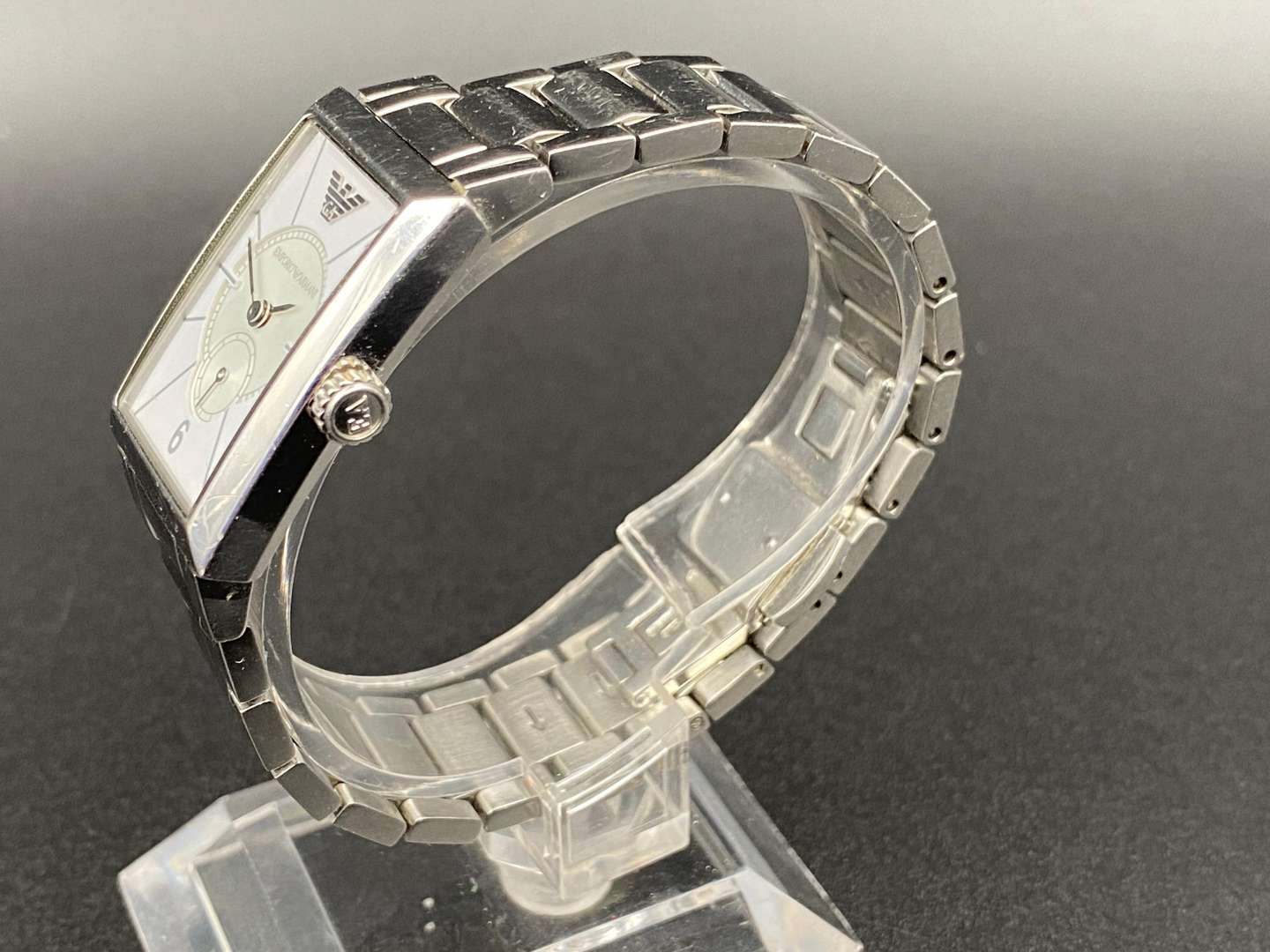 <p>EMPORIO ARMANI, stainless steel quartz dress watch,</p>