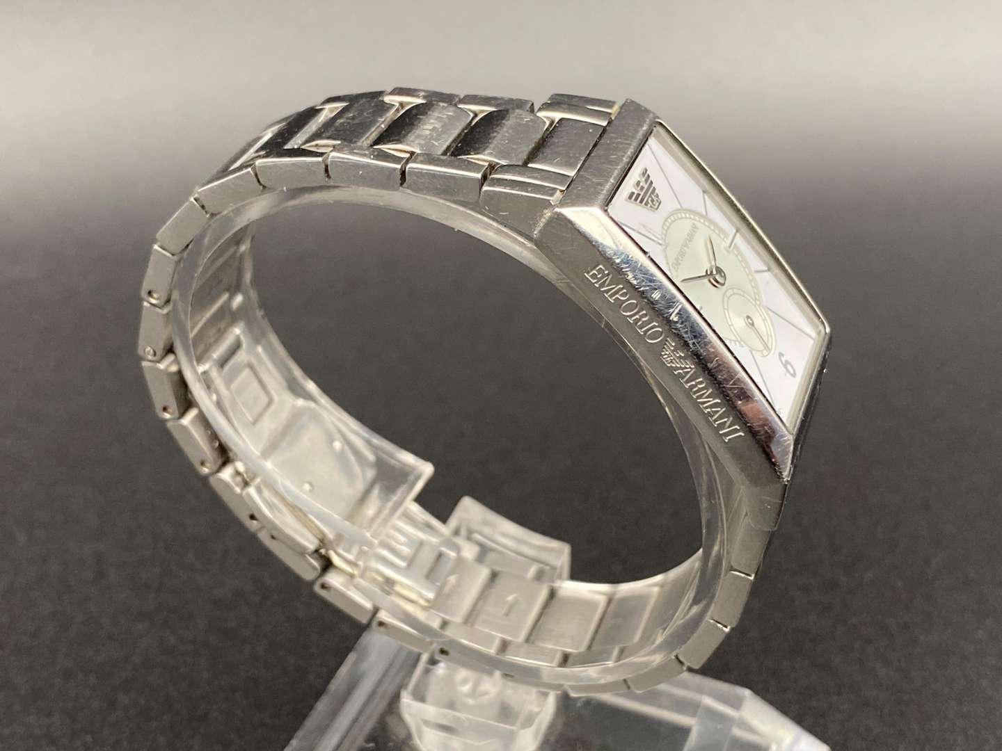 <p>EMPORIO ARMANI, stainless steel quartz dress watch,</p>