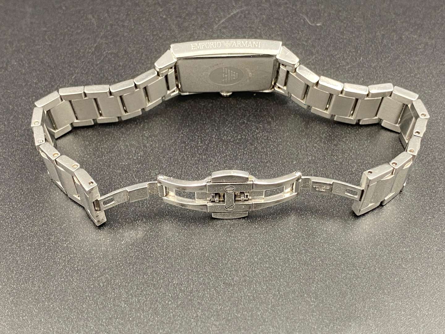 <p>EMPORIO ARMANI, stainless steel quartz dress watch,</p>