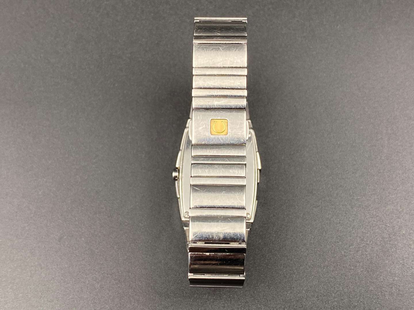 <p>OMEGA, Constellation, Quadrella, stainless steel quartz wristwatch, 90339310</p>