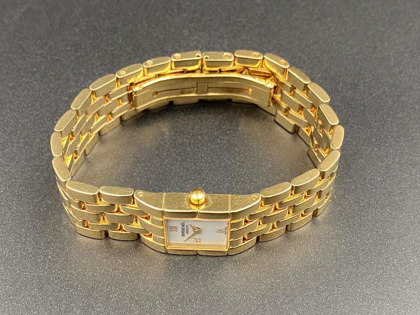 <p>RAYMOND WEIL, gold plated dress watch, 5886, P067652</p>