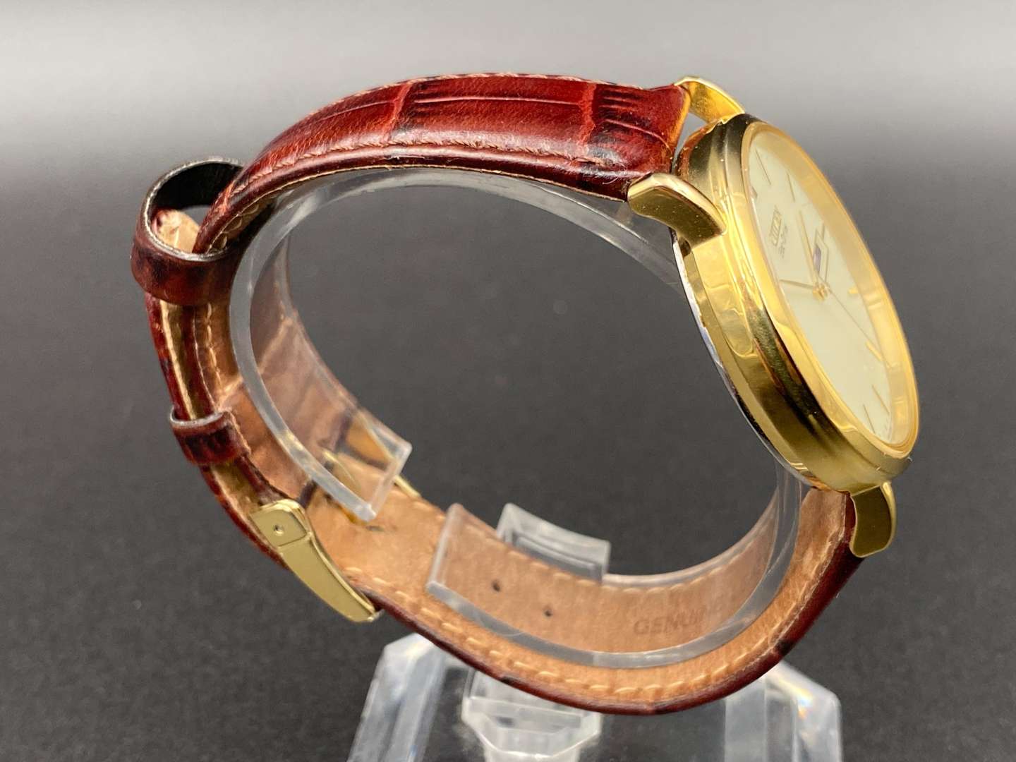 <p>CITIZEN, Eco-Drive Gold Plated Wristwatch, E101-S015588, 641031155</p>