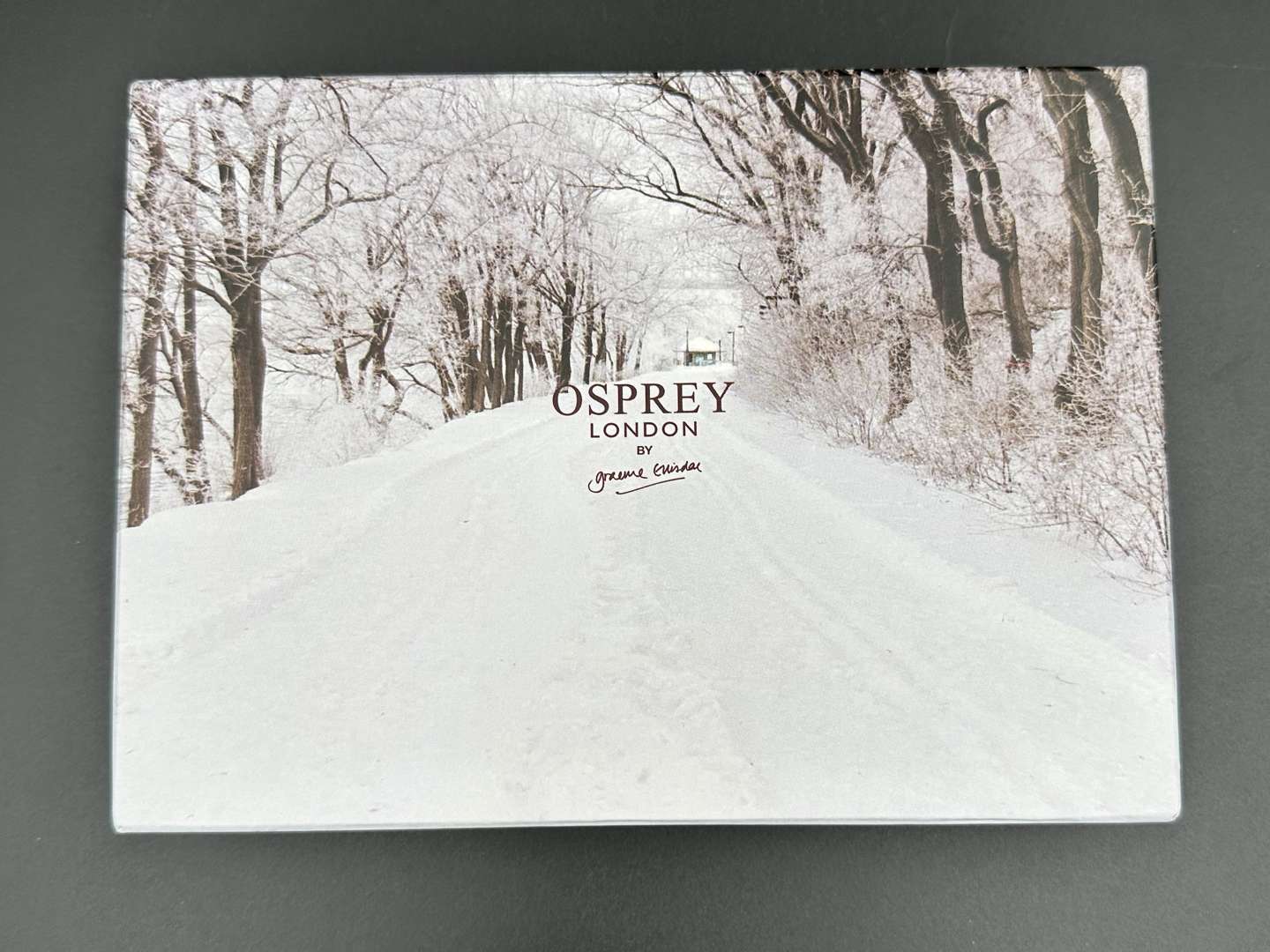 <p>OSPREY, LONDON, "Hampstead-Matinee leather purse, together with a Graeme Ellisdon Ltd Ed Silk Scarf,</p>