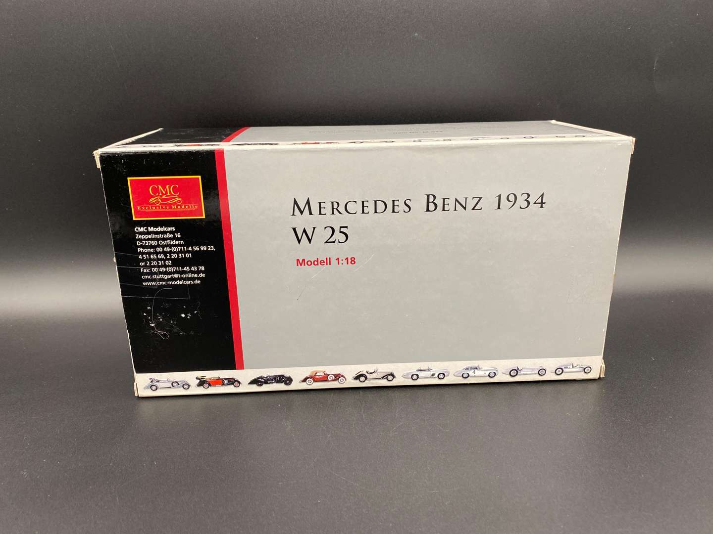 <p>CMC, Mercedes Benz, W25, 1934, &nbsp;1:18 scale</p>