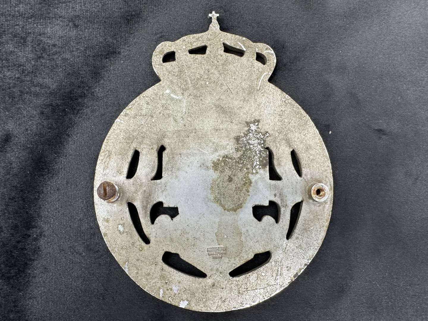 <p>1930's ACM- Monaco members car badge,</p>