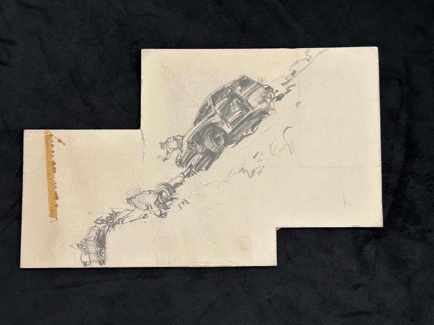 <p>Frank Wootton, (1914-1998), original illustrations for “The Motor” Magazine</p>