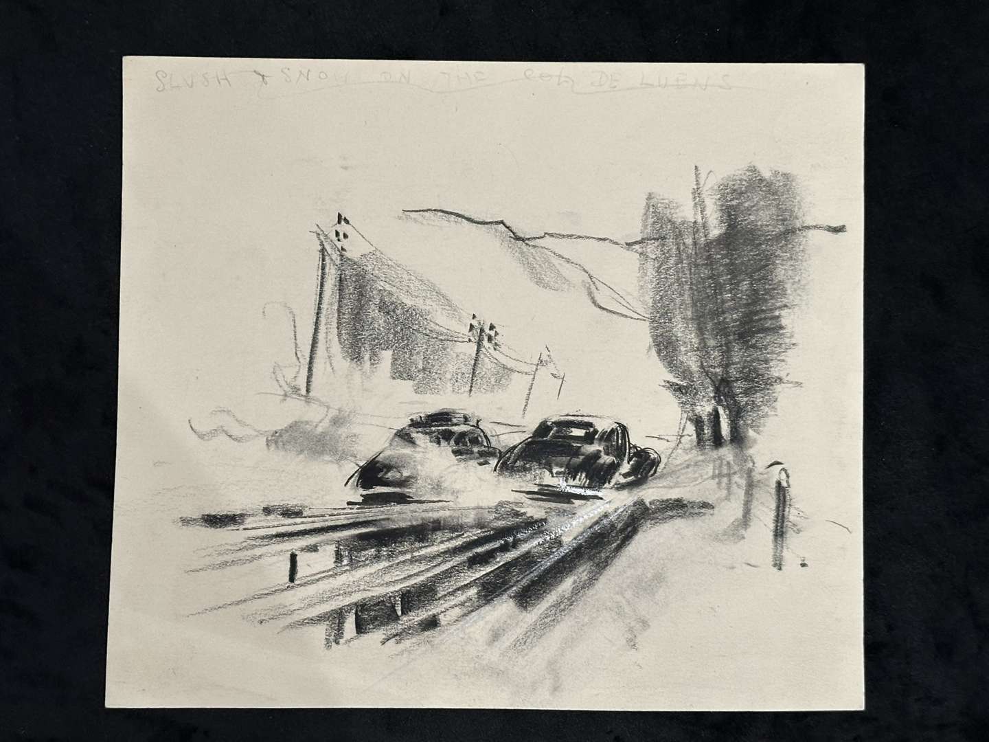 <p>Frank Wootton, (1914-1998), original illustrations for “The Motor” Magazine</p>