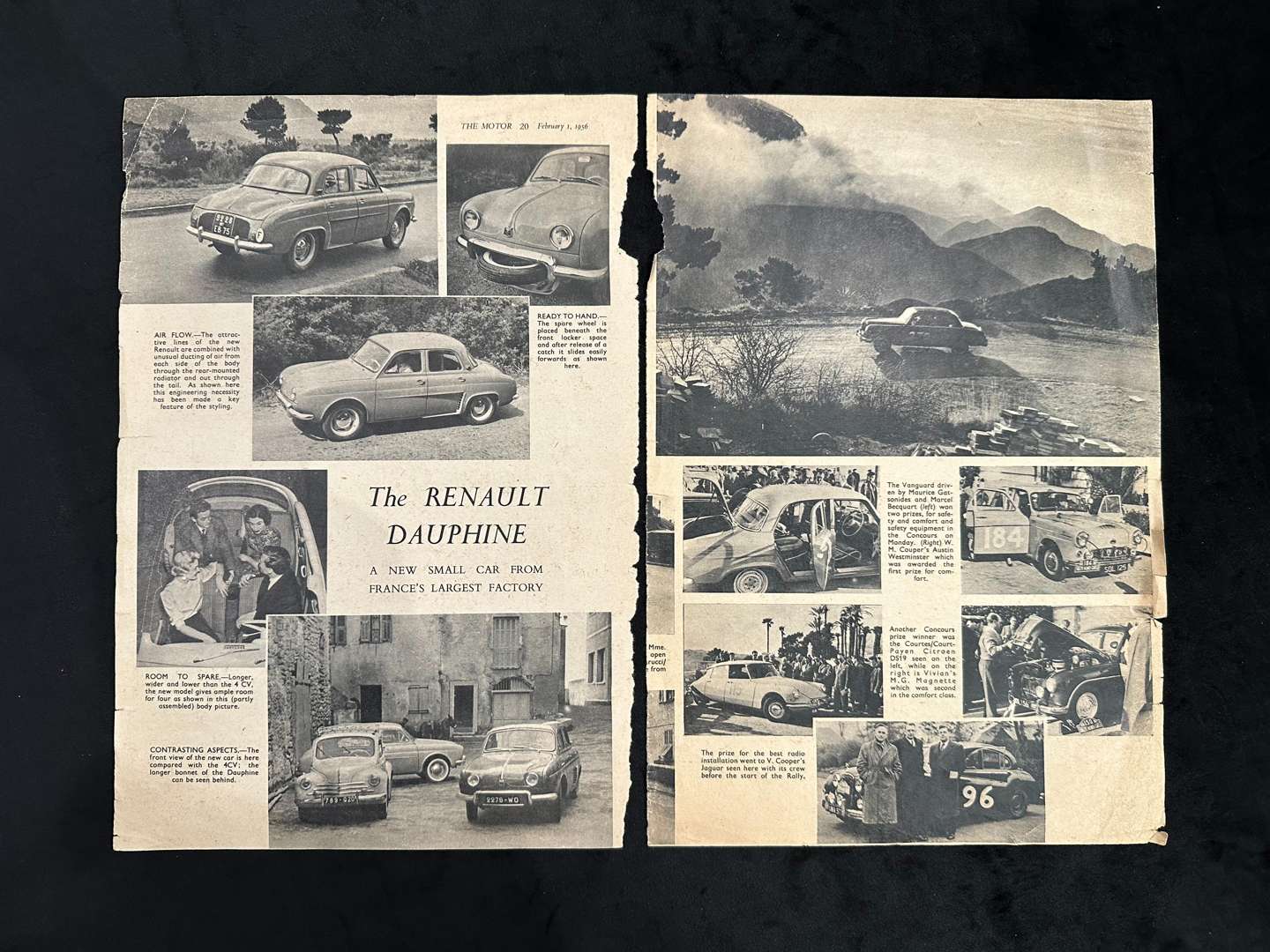 <p>Frank Wootton, (1914-1998), original illustrations for “The Motor” Magazine</p>