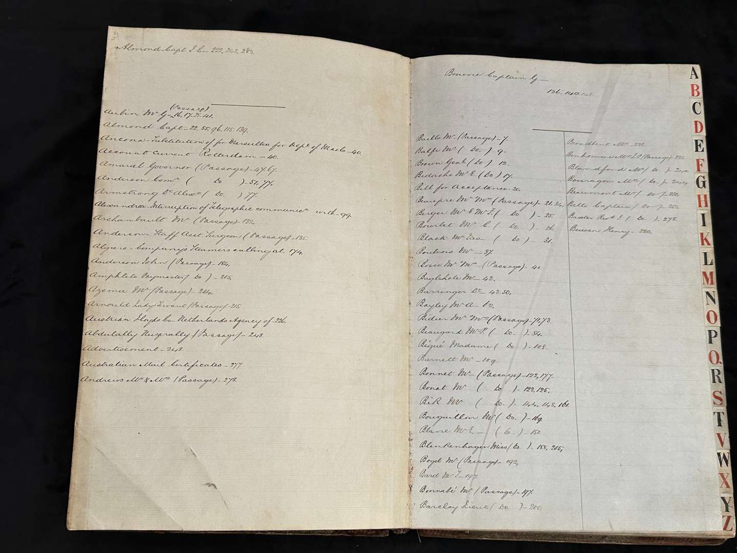 <p>P&O, 1863-1864 Handwritten Book of Secretaries Letters</p>