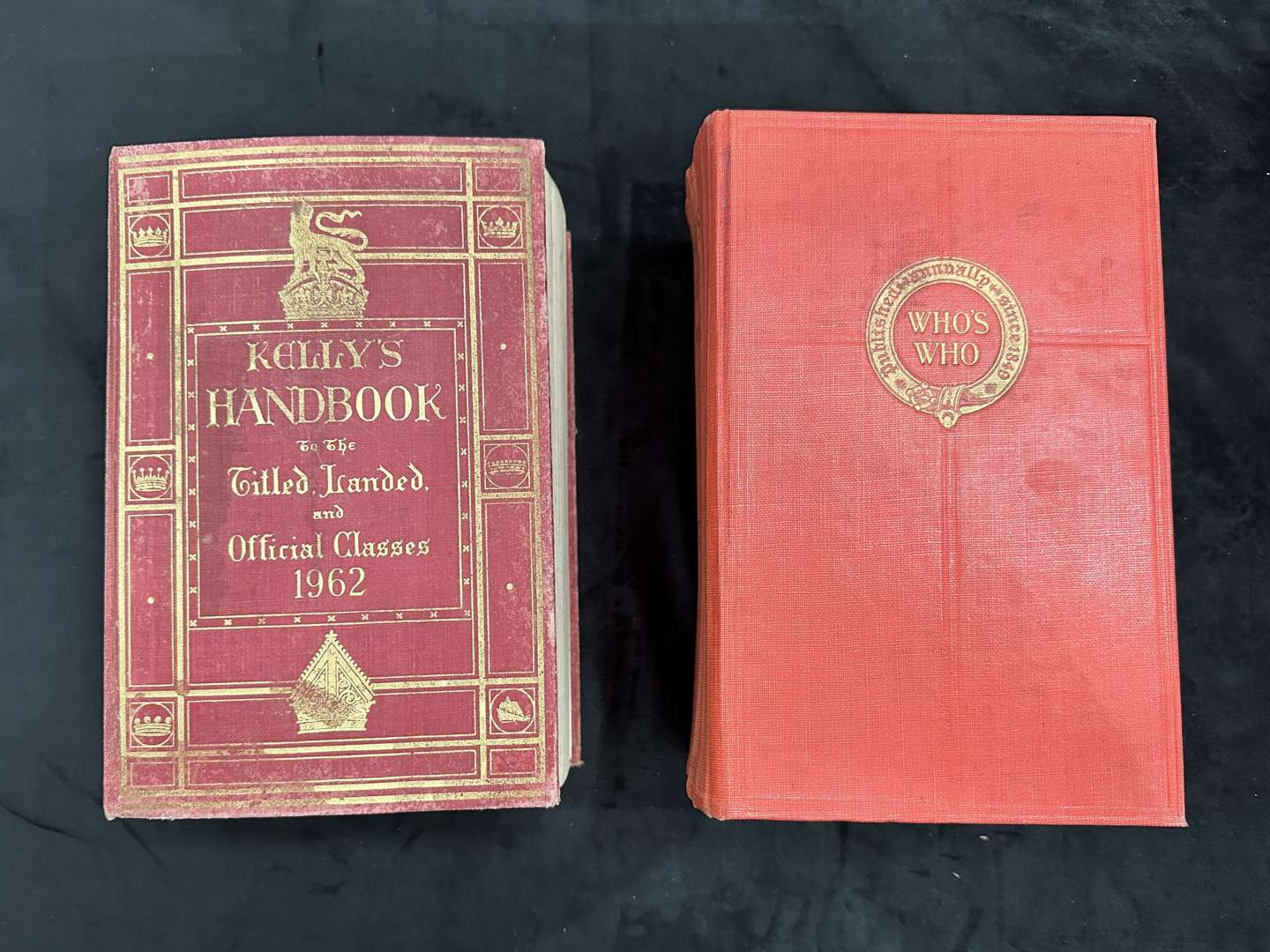 <p>Two Volumes comprising, Who's Who 1962 and Kelly's Handbook 1962</p>