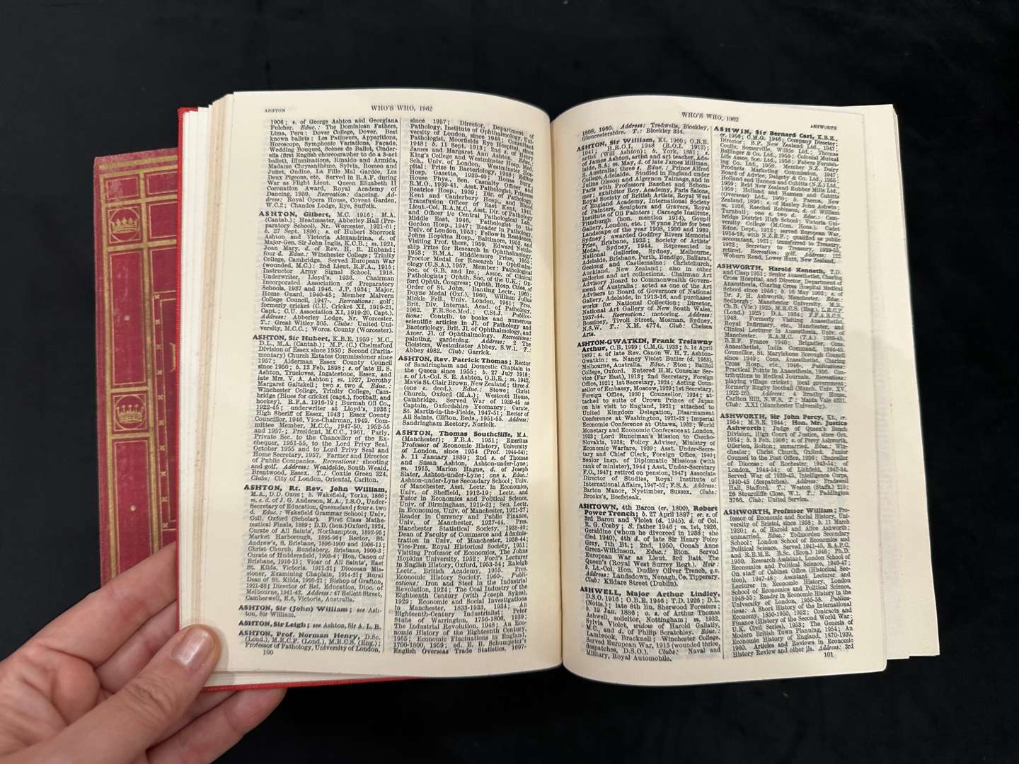 <p>Two Volumes comprising, Who's Who 1962 and Kelly's Handbook 1962</p>