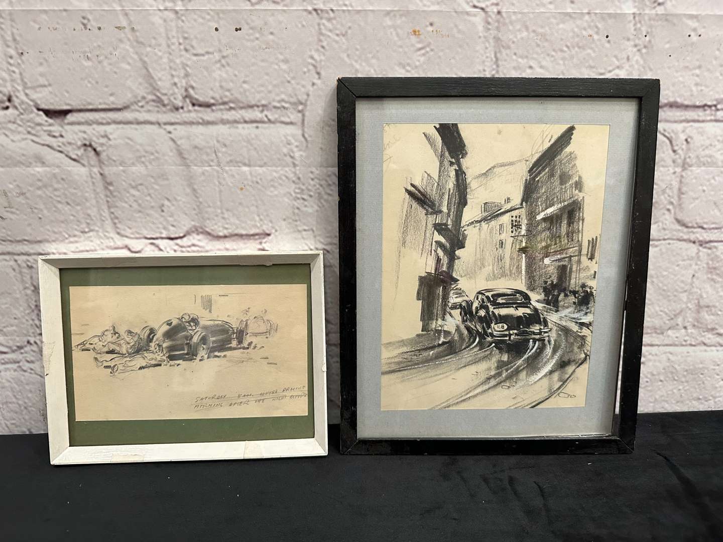<p>Frank Wootton, (1914-1998), 2 framed original illustrations</p>