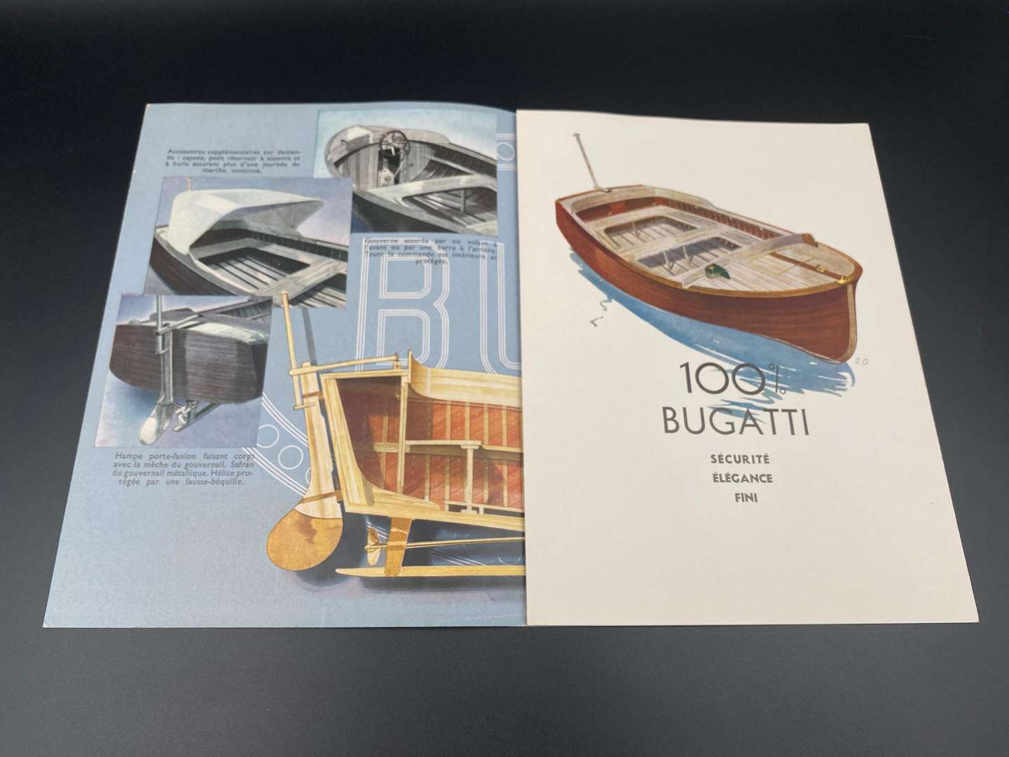 <p>BUGATTI, a quantity of 20th century pamphlets, letterhead and ephemera,</p>