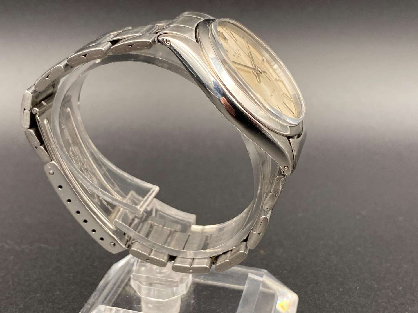 <p>ROLEX, Precision, stainless steel, centre seconds wristwatch, 6426, 2252613</p>