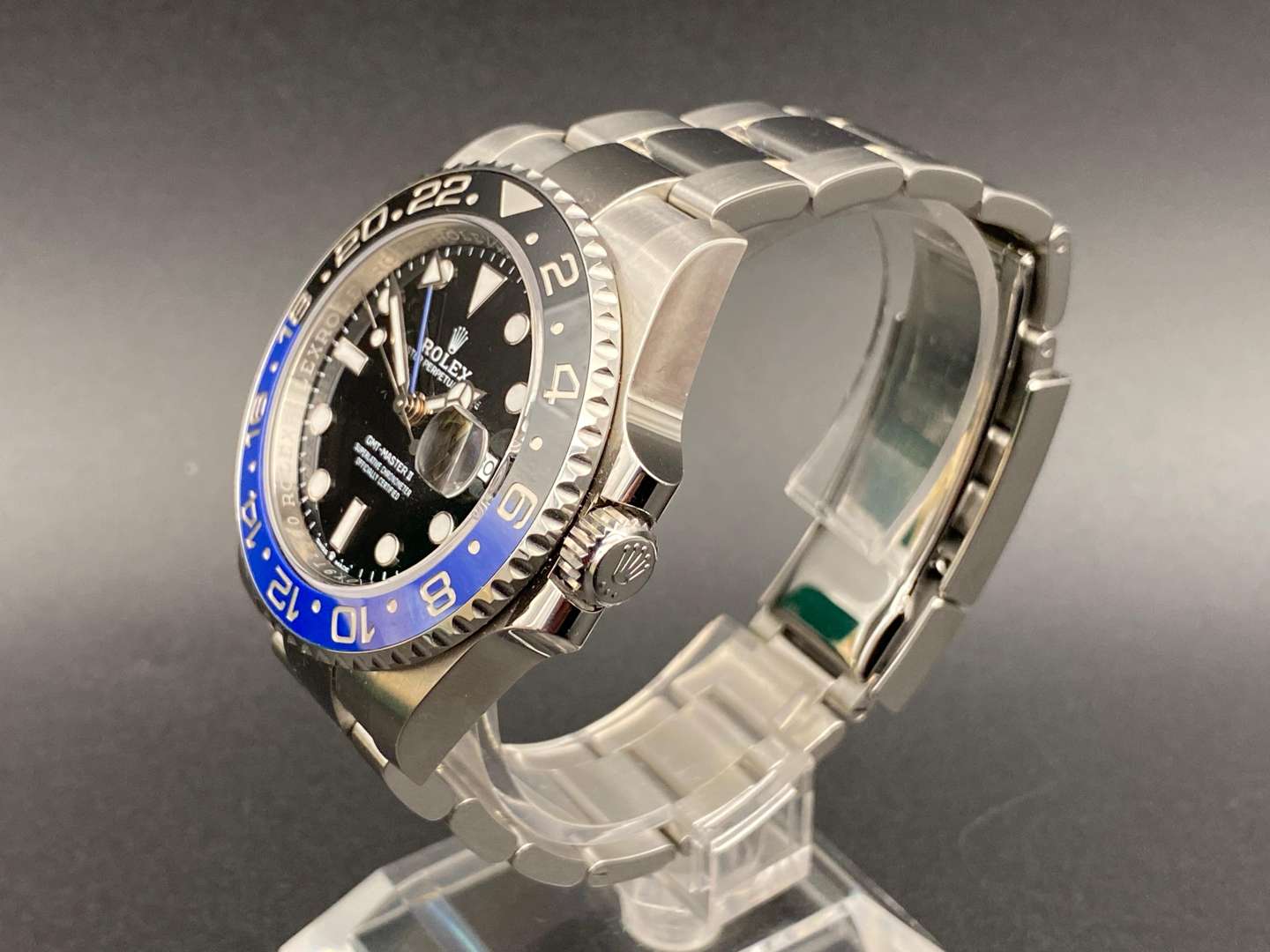 <p>ROLEX, GMT-MASTER II, stainless steel, chronograph wristwatch, 126710BLNR, OY9T2800,</p>