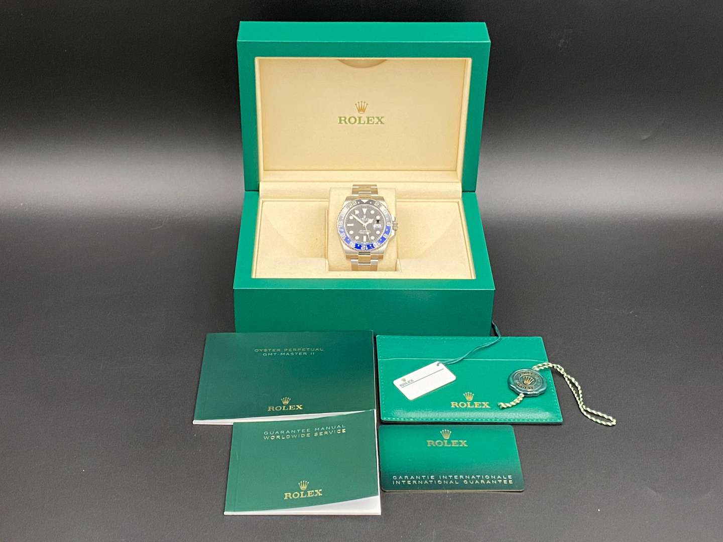 <p>ROLEX, GMT-MASTER II, stainless steel, chronograph wristwatch, 126710BLNR, OY9T2800,</p>