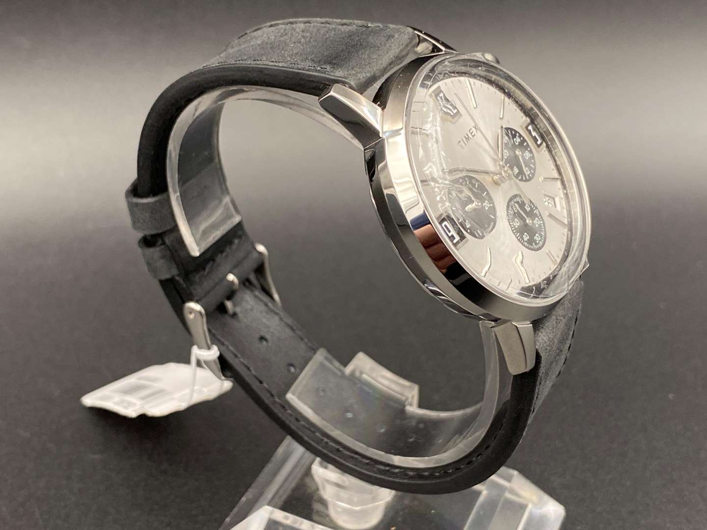 <p>TIMEX, The Marlin Collection, stainless steel, two button chronograph wristwatch,TW2W10300</p>