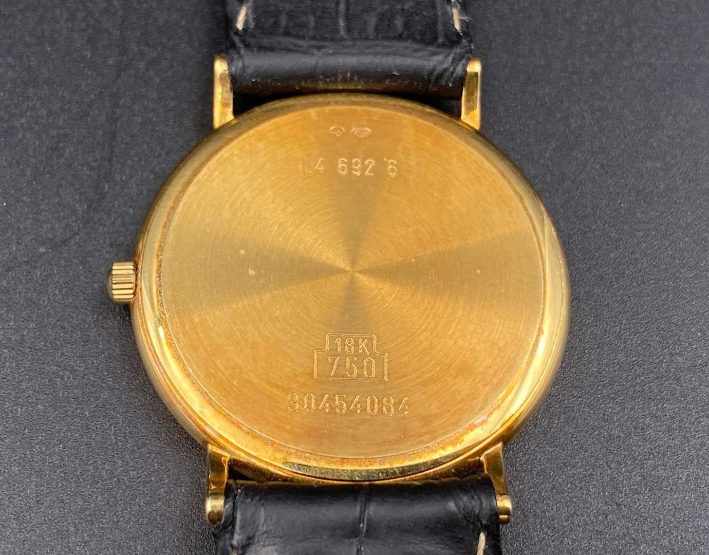 <p>LONGINES, 18ct gold, quartz, centre, calendar wrist watch,</p>