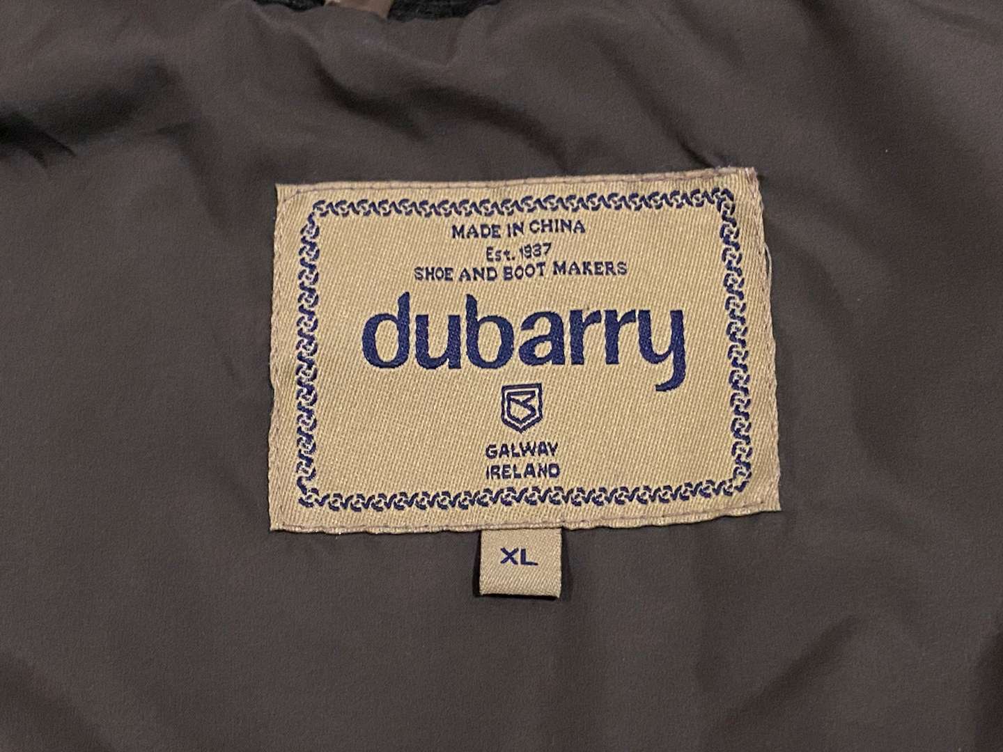 <p>DUBARRY, Mountusher, men's quilted coat, XL</p>