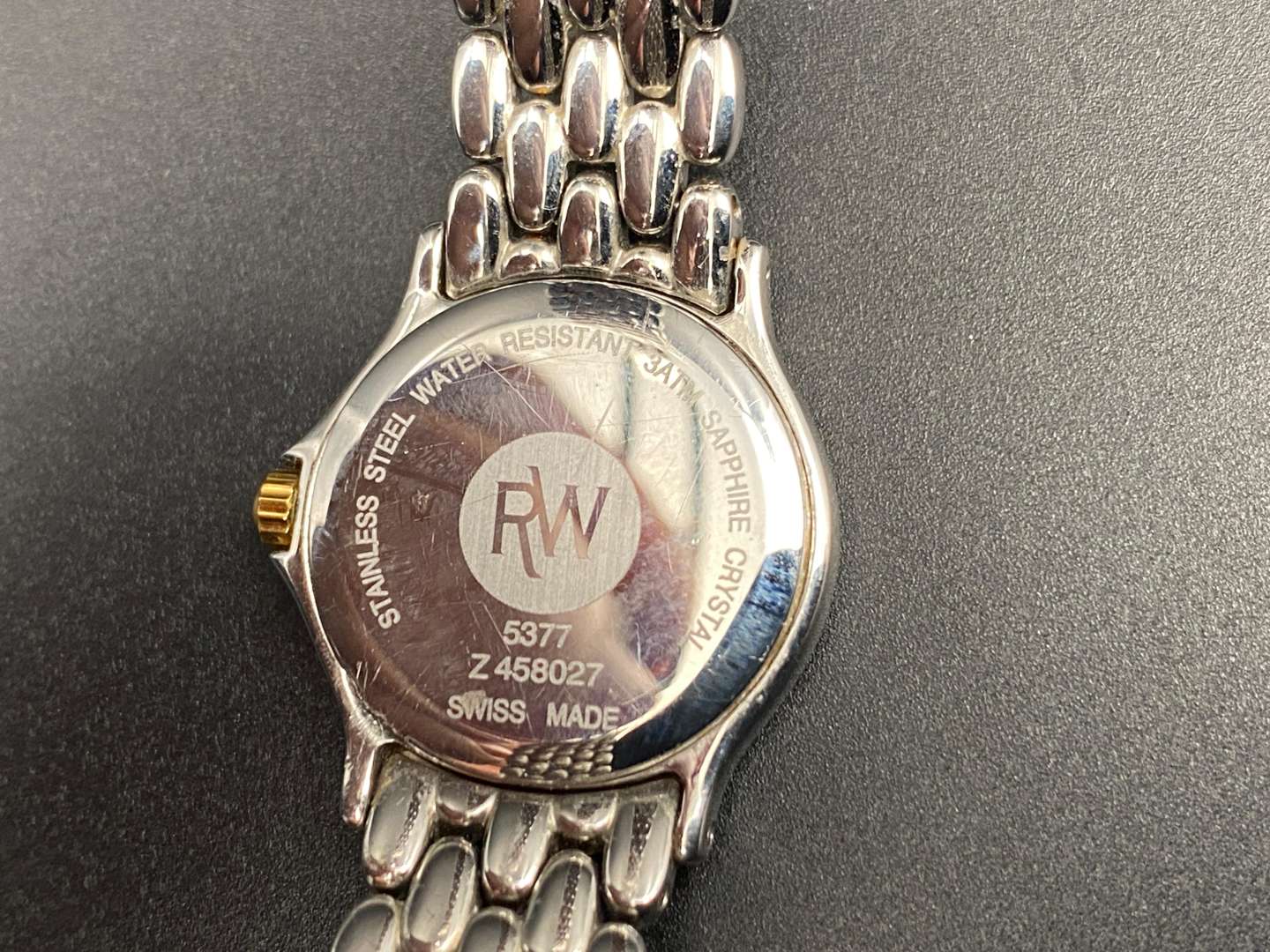 <p>RAYMOND WEIL, steel and gilt, calendar wristwatch, 5377, Z458027</p>