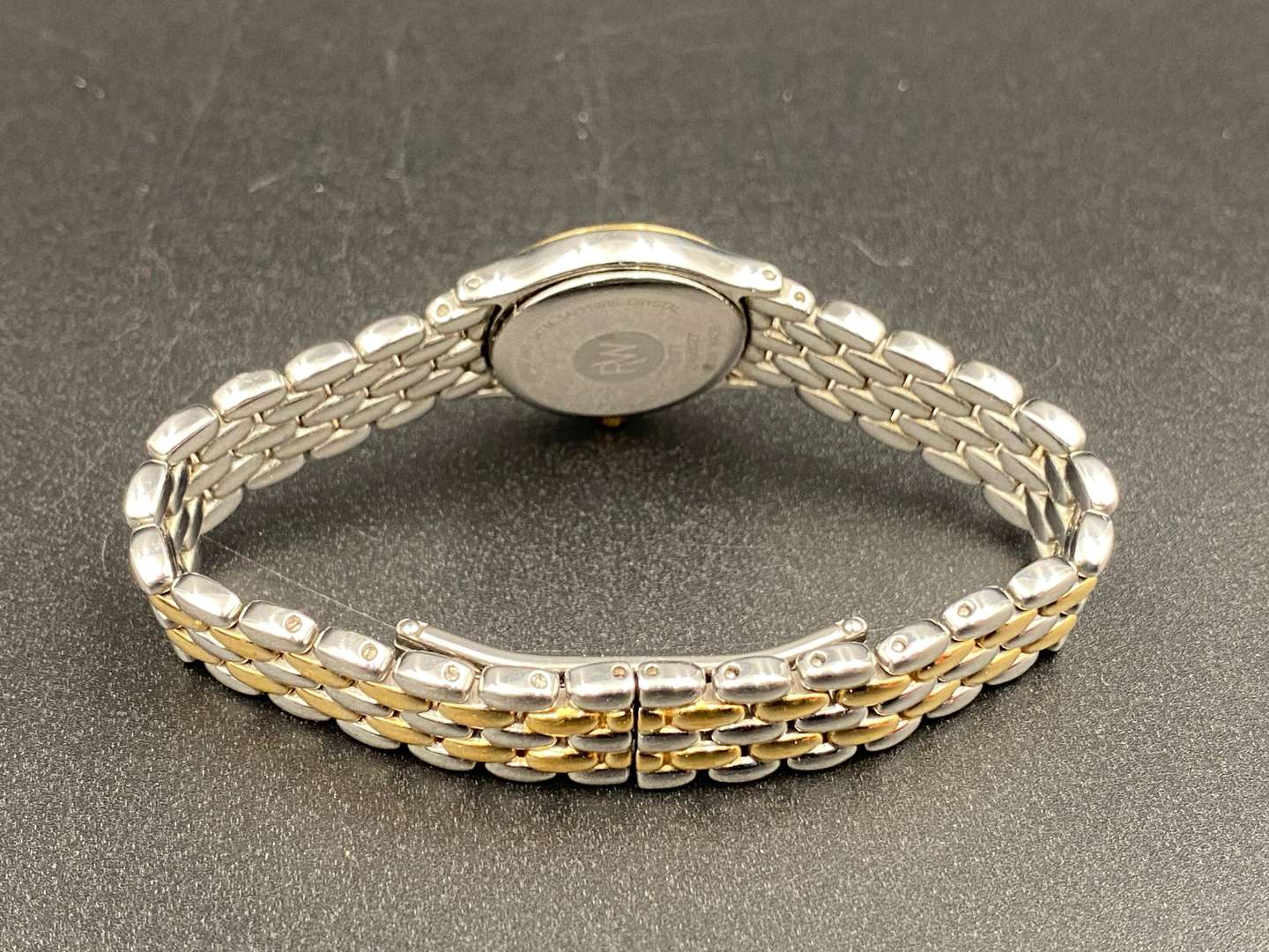 <p>RAYMOND WEIL, steel and gilt, calendar wristwatch, 5377, Z458027</p>