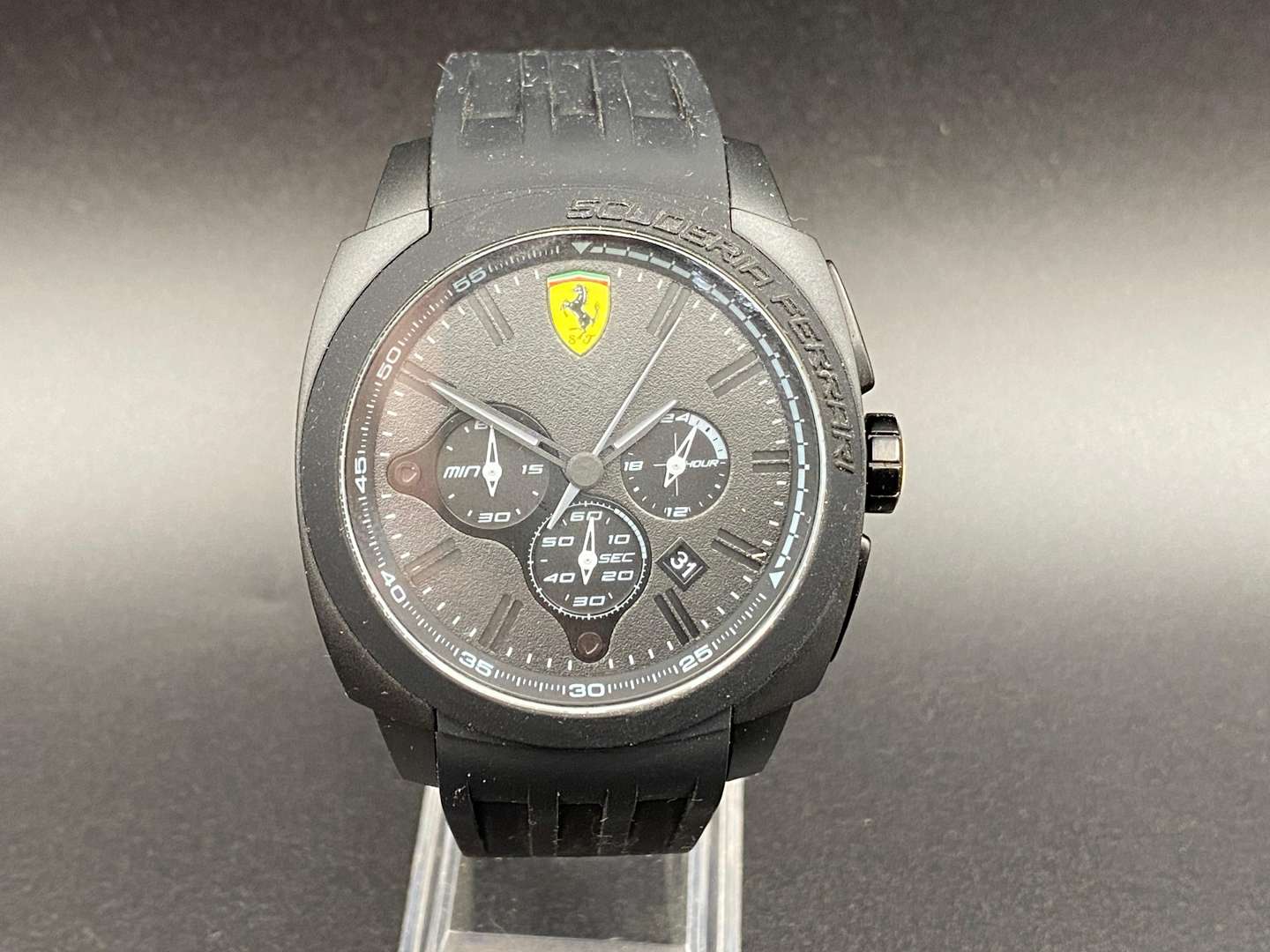 <p>FERRARI, a quartz, chronograph wristwatch, SF.13.1.47.0076</p>