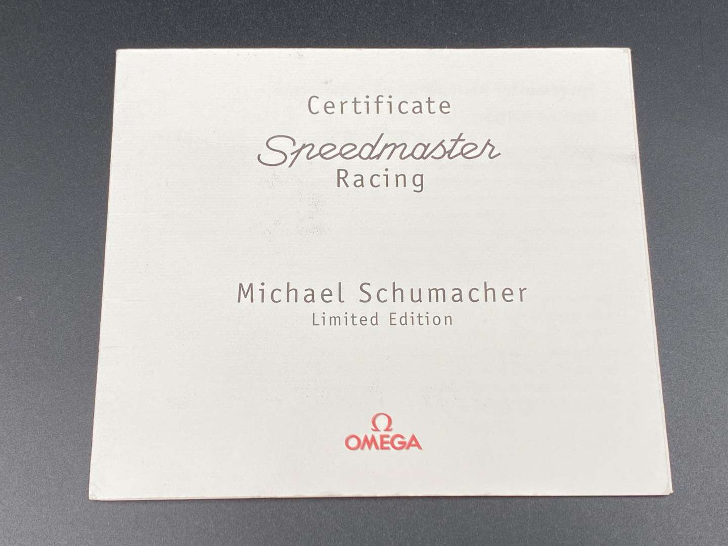 <p>OMEGA, Speedmaster Racing, Michael Schumacher, stainless steel, automatic, 35173000, 57466870,</p>