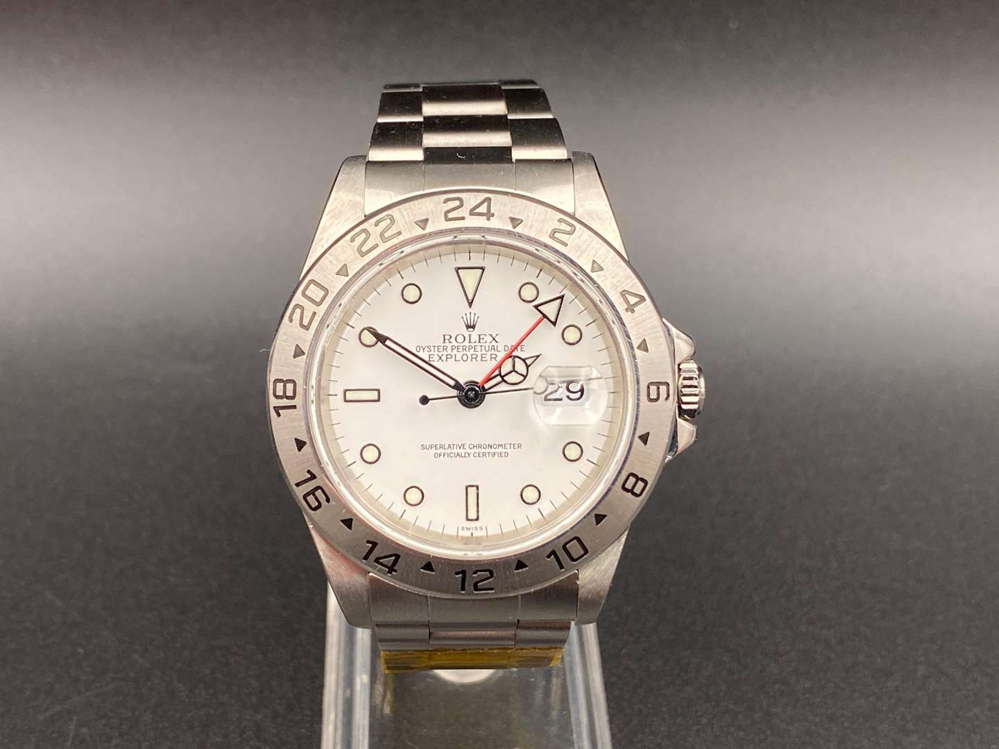 <p>ROLEX, Explorer II, stainless steel chronograph, 16570, A345618</p>