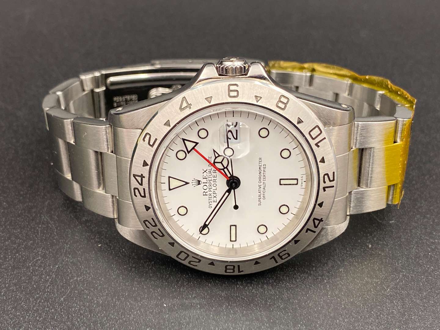 <p>ROLEX, Explorer II, stainless steel chronograph, 16570, A345618</p>