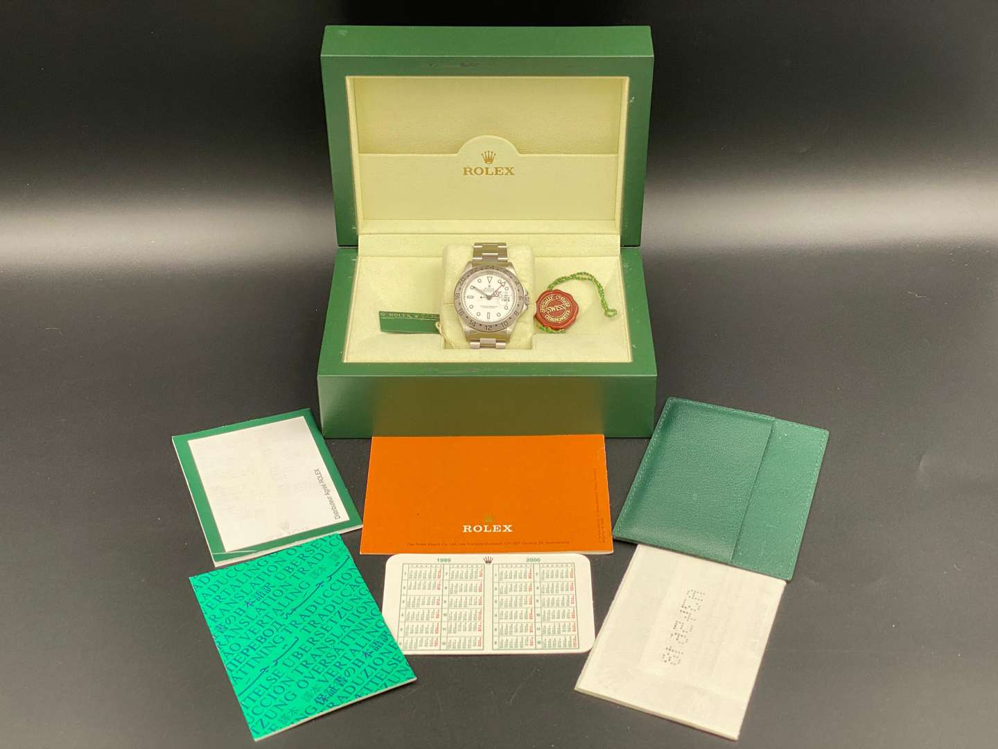 <p>ROLEX, Explorer II, stainless steel chronograph, 16570, A345618</p>