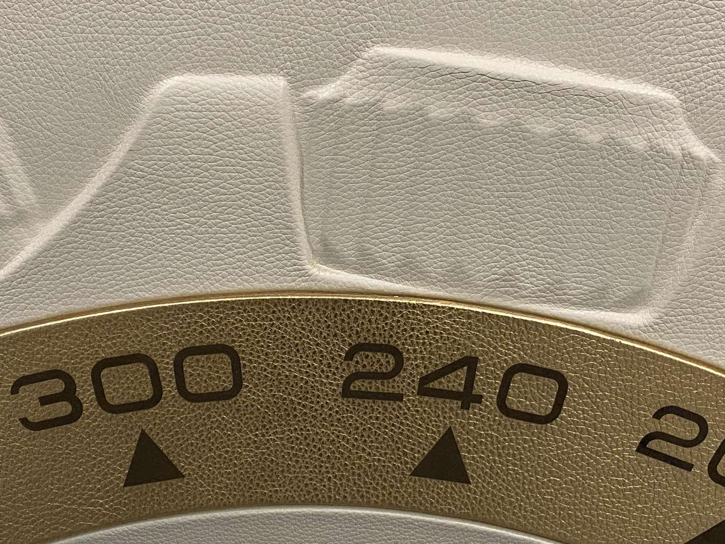 <p>ROLEX, embossed leather covered, point of sale display</p>