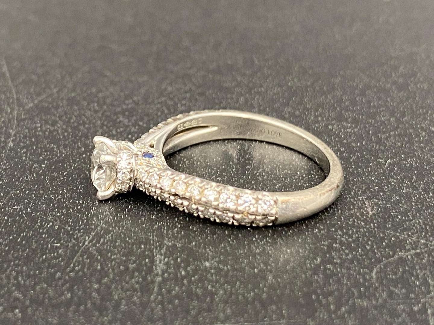 <p>VERA WANG, LOVE, platinum and diamond dress ring</p>