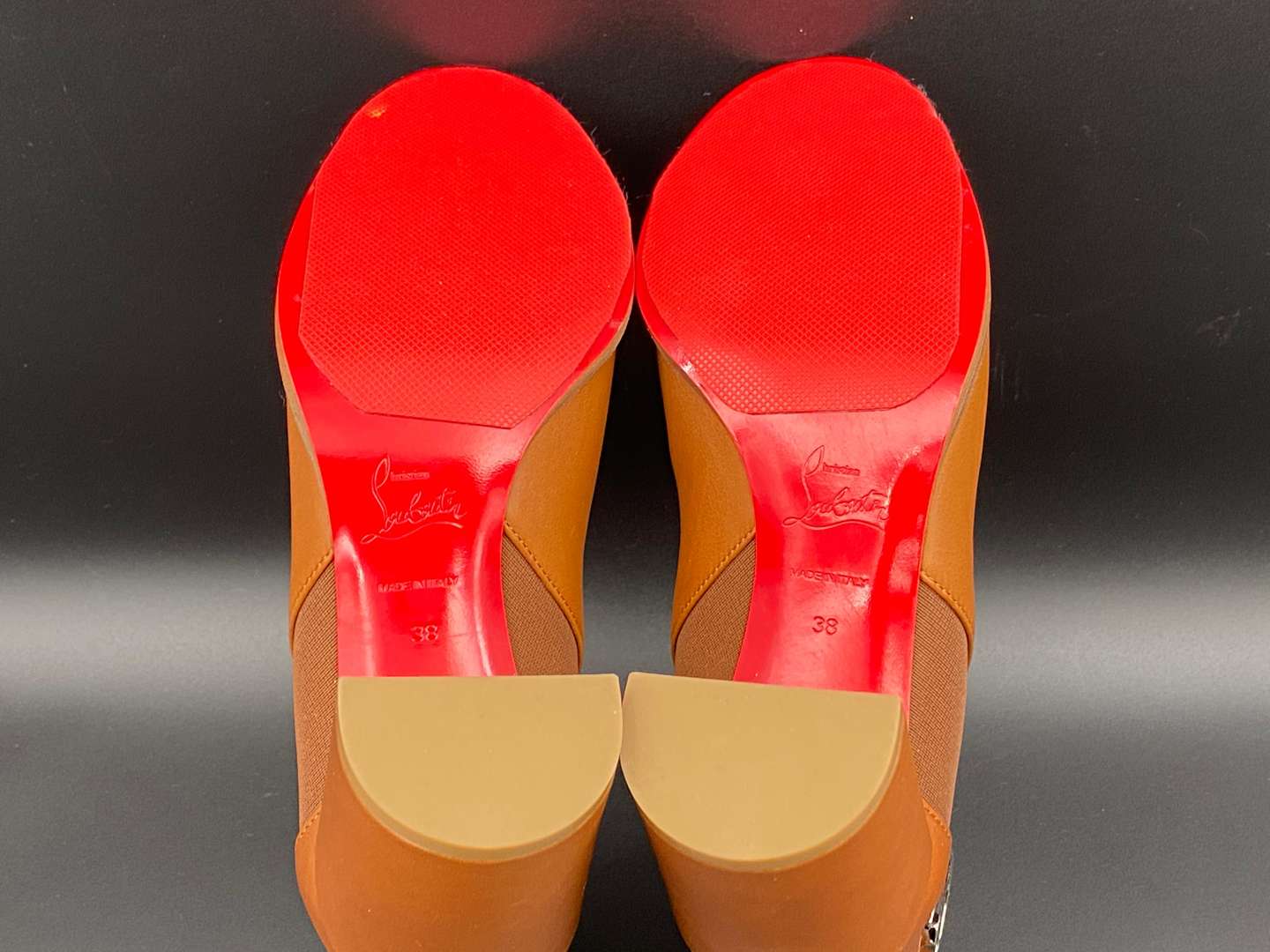 <p>CHRISTIAN LOUBOUTIN, Chelsea Booty, size 38</p>