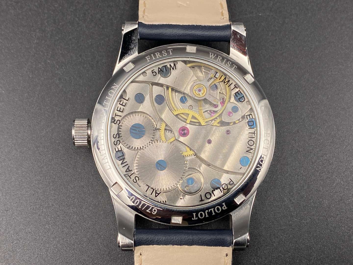 <p>POLJOT, stainless steel wristwatch, 36022, 67/100,&nbsp;</p>