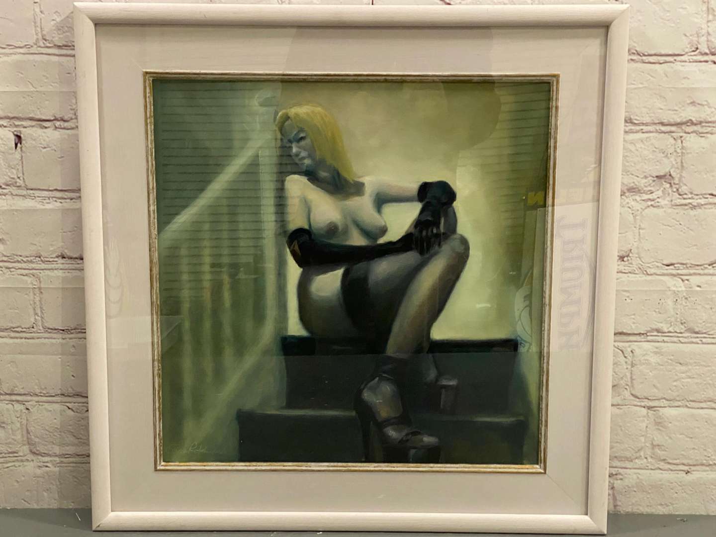 <p>SAM ROBBINS, The last dance, oil on canvas,</p>