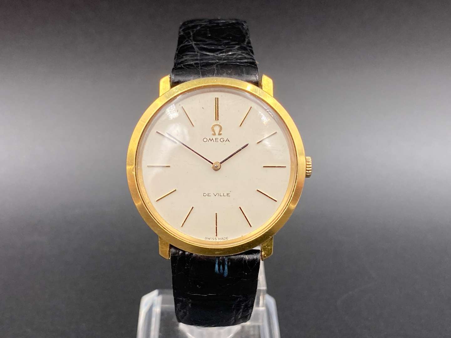 <p>OMEGA, DeVille, gold plated wristwatch, Cal 620, 25240686</p>