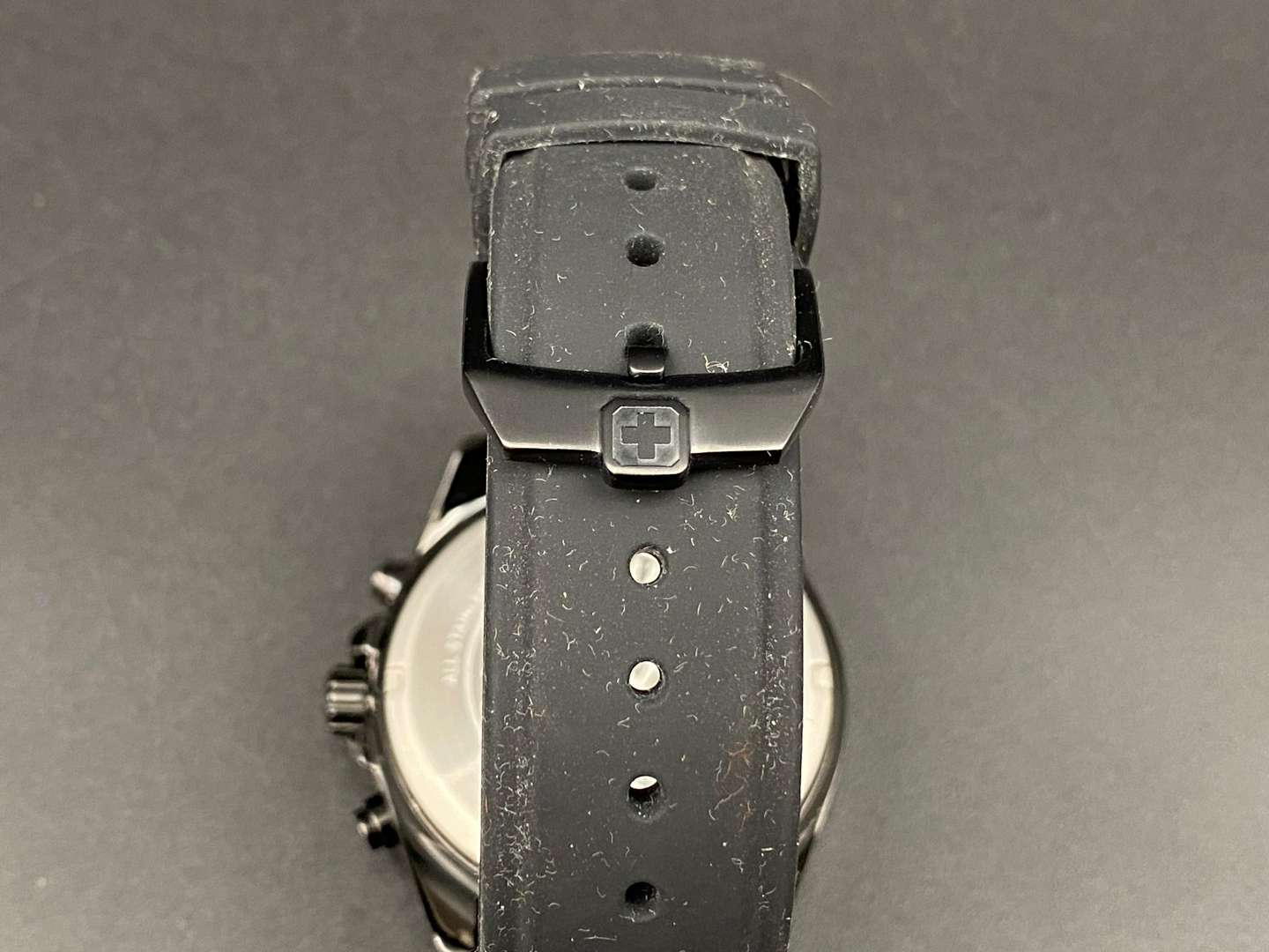 <p>SWISS MILITARY-HANOWA, stainless steel, 10 ATM chronograph watch, 06-4298</p>